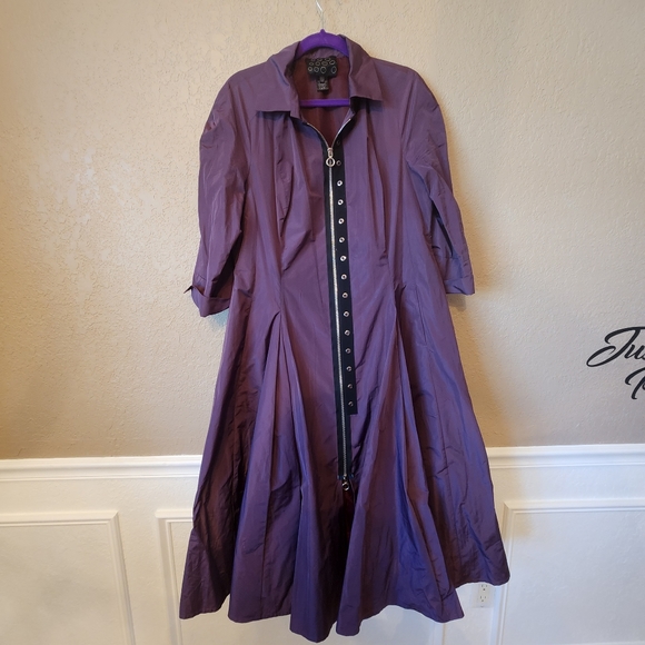77 Dresses & Skirts - 77 Purple Dress with Zipper Size 12